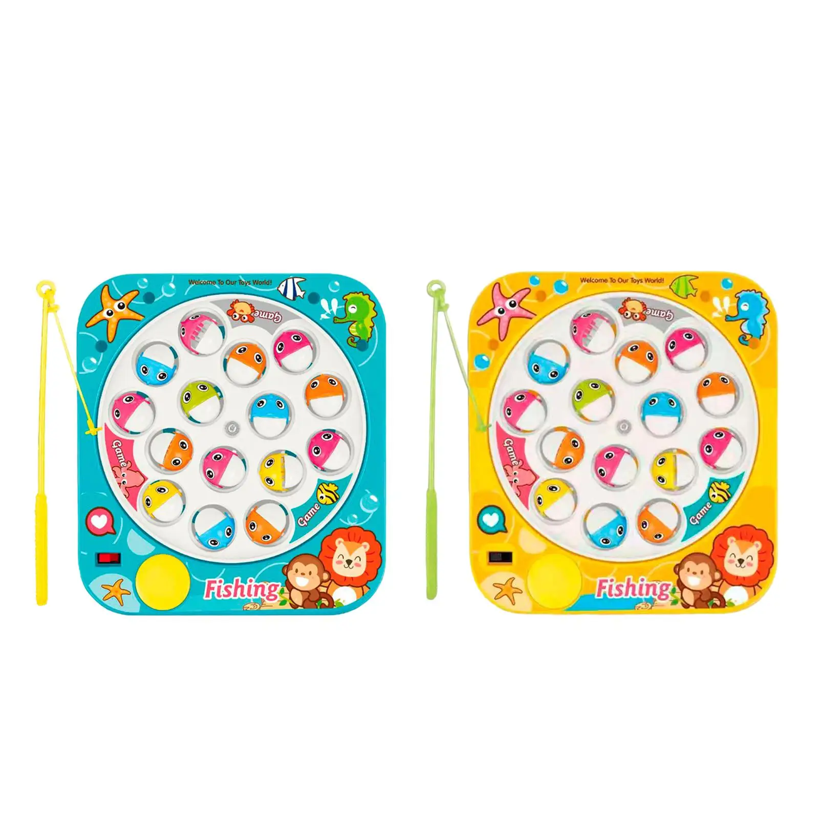 

Electronic Fishing Game Learning Toy Color Recognition for Boys Girls Baby
