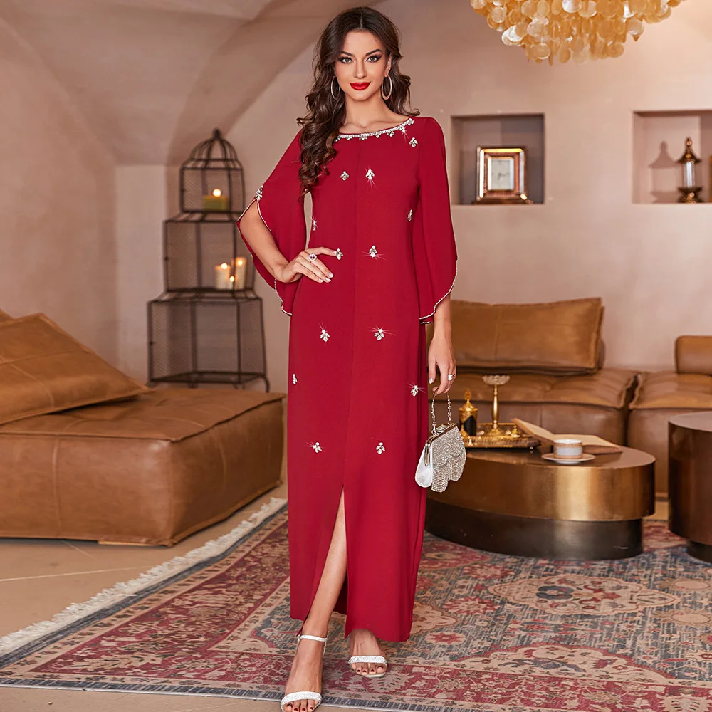 Abaya длинная юбка большого размера, индийская и Пакистанская одежда, мусульманское вечернее платье, Дубайский Арабский исламский этнический...