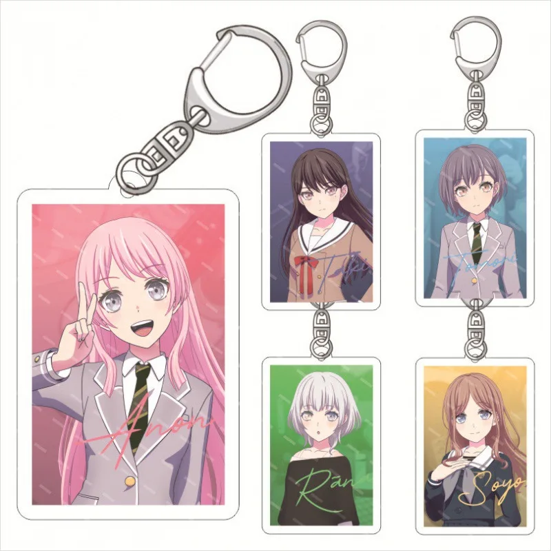 Взгляд! Акриловые брелки для ключей с надписью It's Mygo Chihaya Anon Takamatsu Tomori Shiina Taki naguan