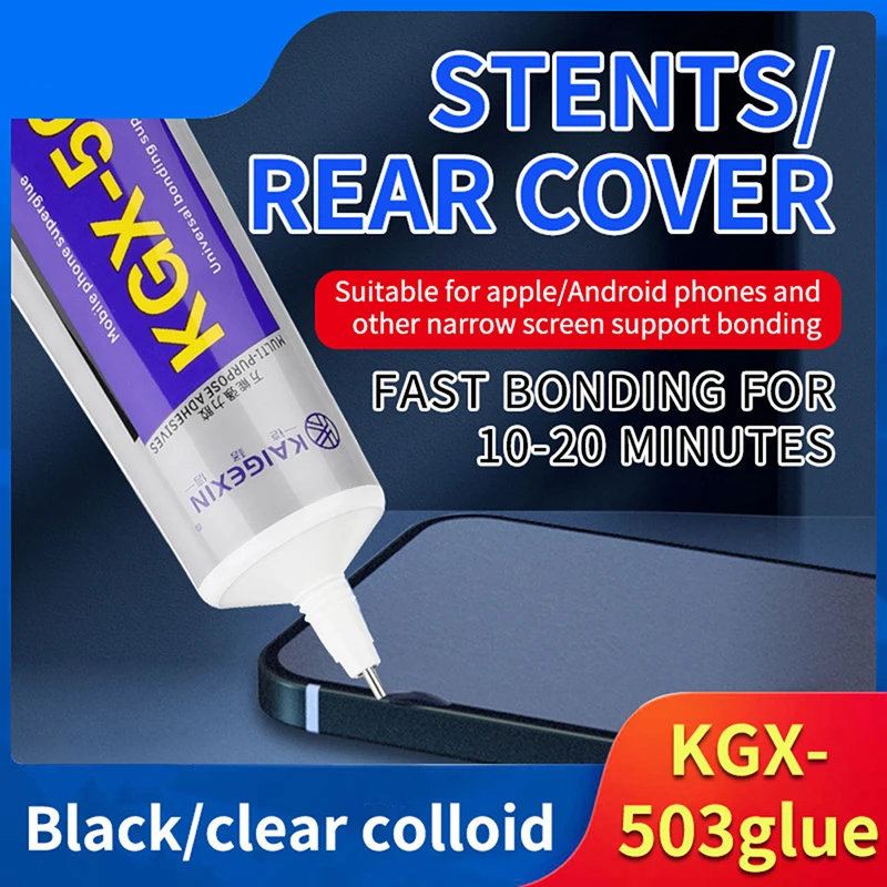 1pc 503 warped edge transparent glue epoxy resin repair lcd mobile phone screen stand sealing glue electronic repair accessories free global shipping