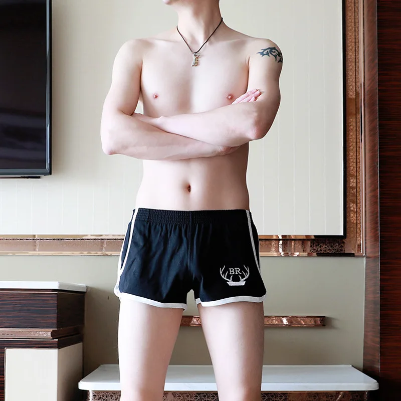 3 Pcs Cotton Arlo Pants Mid-waist Men Underwear Fashion Sports Underpants Home Fitness Boxers Casual Beach Panties