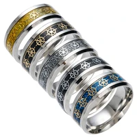 2022 new stainless steel mens rings european and american fashion high quality mens jewelry new couples tanabata jewelry