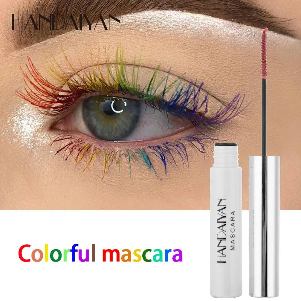 

Ultra-fine Small Brush Head Mascara Lengthening Black 3D Lash Eyelash Extension Eye Lashes Long-wearing Colorful Mascara Make Up