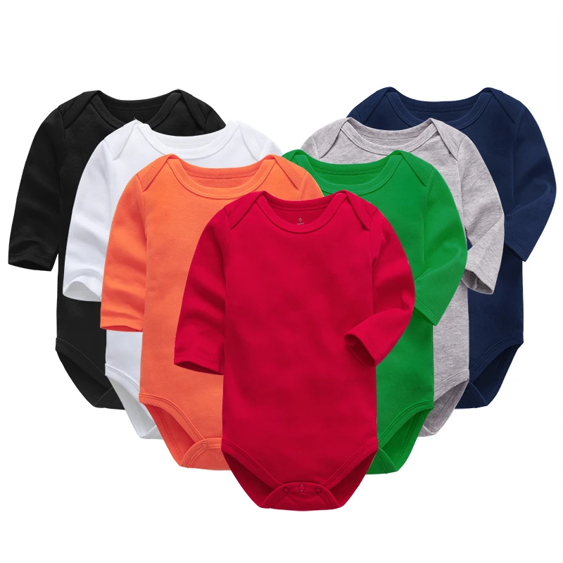 Newborn Bodysuit Baby Babies Bebes Clothes Long Sleeve Cotton Printing Infant Clothing 1pcs 0-24 Months