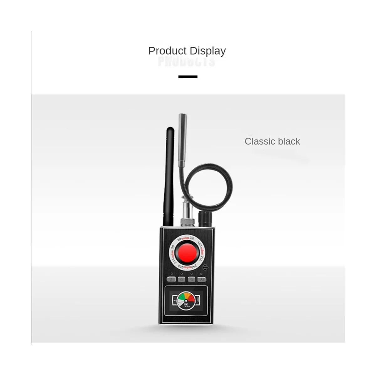 

K88 Multi-Function AI Anti Candid Camera Detector Hunter'S Signal GPS Bug Mini Signal Lens Detect Wireless Gadgets