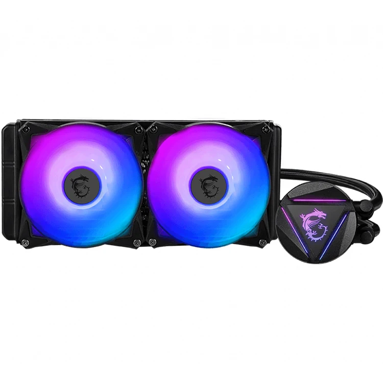 

MSI MAG CORELIQUID 280R ARGB 280mm LIQUID COOLING Support inte LGA 1150/1151/1155/1156/1200/1700/2011/2066 Socket