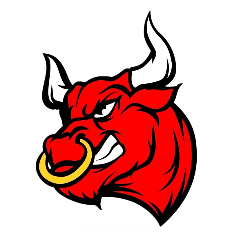 

A-0017# Printed Self-Adhesive Decal Bull Head Car Sticker Waterproof Auto Decors on Bumper Rear Window
