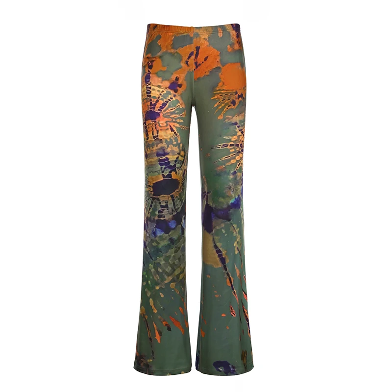 Винтажные свободные брюки-клеш с рапкоптером женские брюки в стиле хиппи Y2K