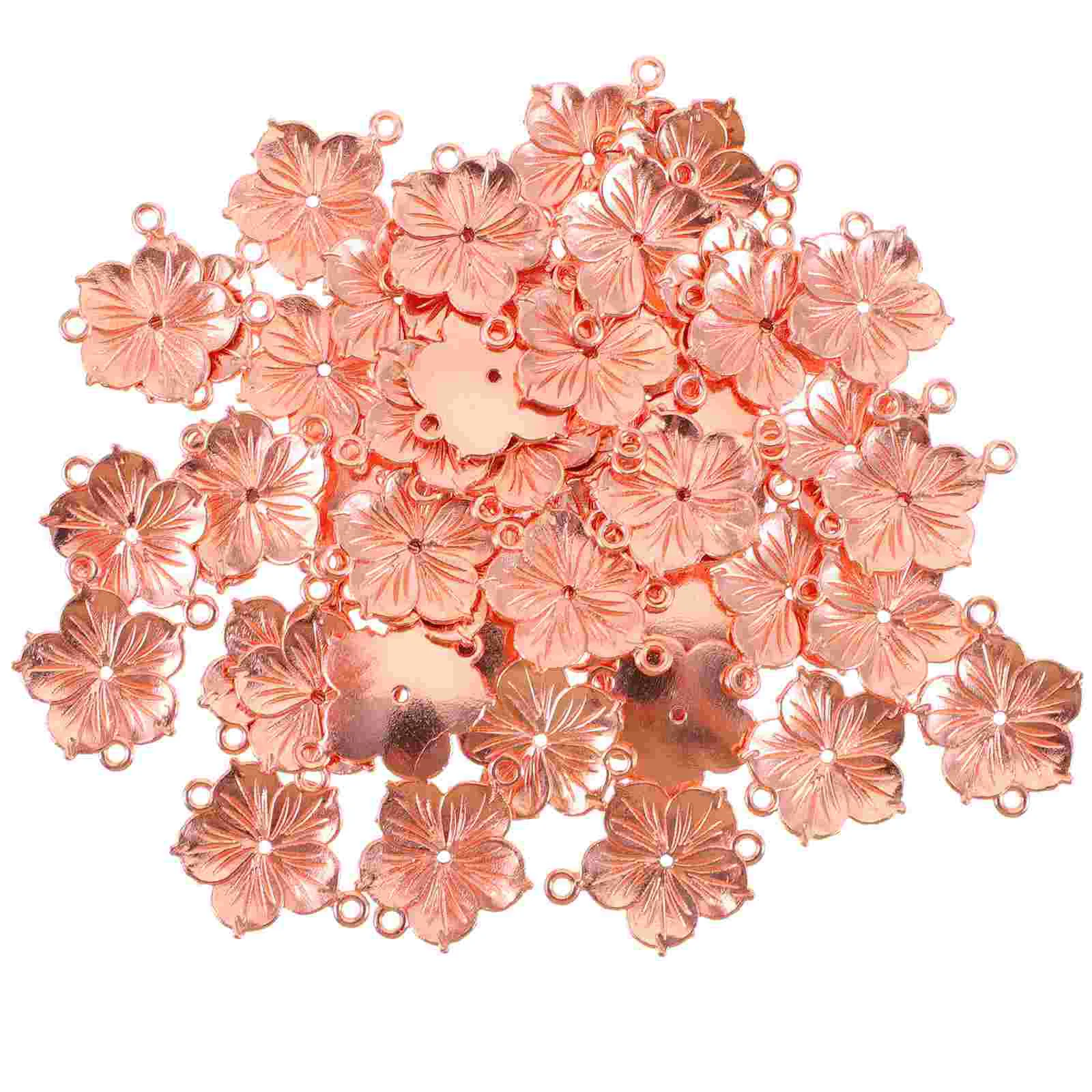 

50 Pcs Handmade Jewelry Bracelet Link Pendant DIY Accessory Making Pendants Alloy Decorative