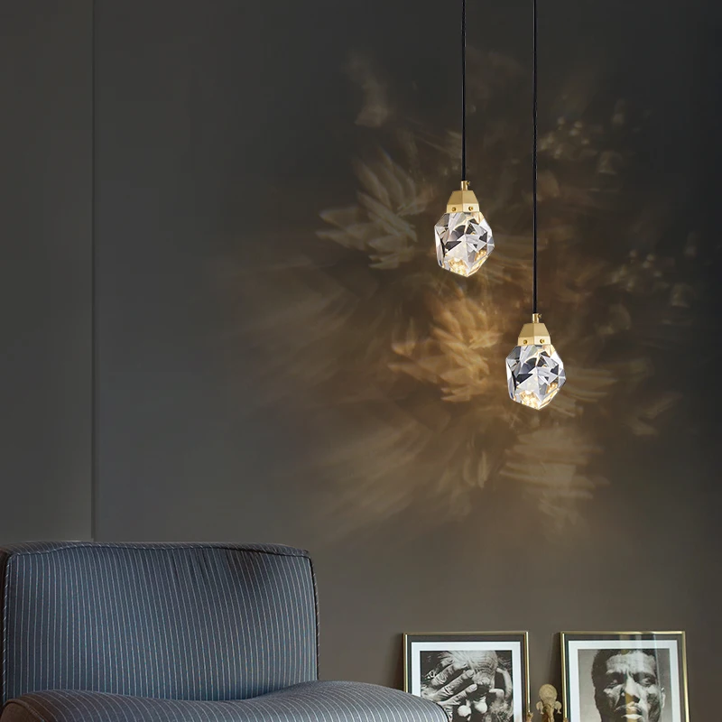 

LED Ceiling Lights Modern Pendant Light Home Decor Living Room Lightning 5W Coffee Tables Ceiling Chandeliers Crystal Bedroom