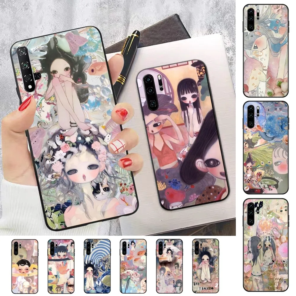 S-Selling Aya Takano Phone Case For Huawei P 8 9 10 20 30 40 50 Pro Lite Psmart Honor lite 70 Mate 20lite