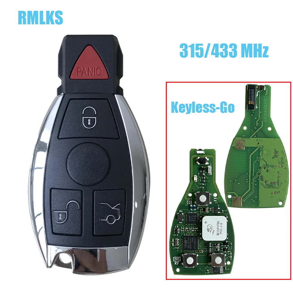 KeylessGo FBS3 CGDI CG MB BGA ключ без ключа Go 315/433 МГц одна кнопка запуска для BENZ W204 W207 W212 W164 W166