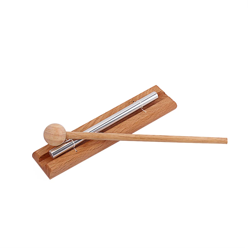 

1-tone Musical Chime Toy with Mallet Knocking Classroom Teaching Chimes Bells Percussion Instrument Mindfulness