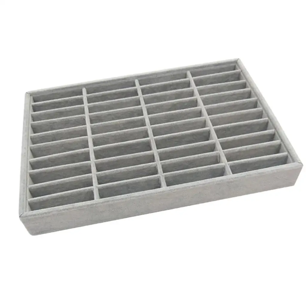 

Men Women Bangle Bracelet Trays 40 Slot Compartment Box Showcase Red