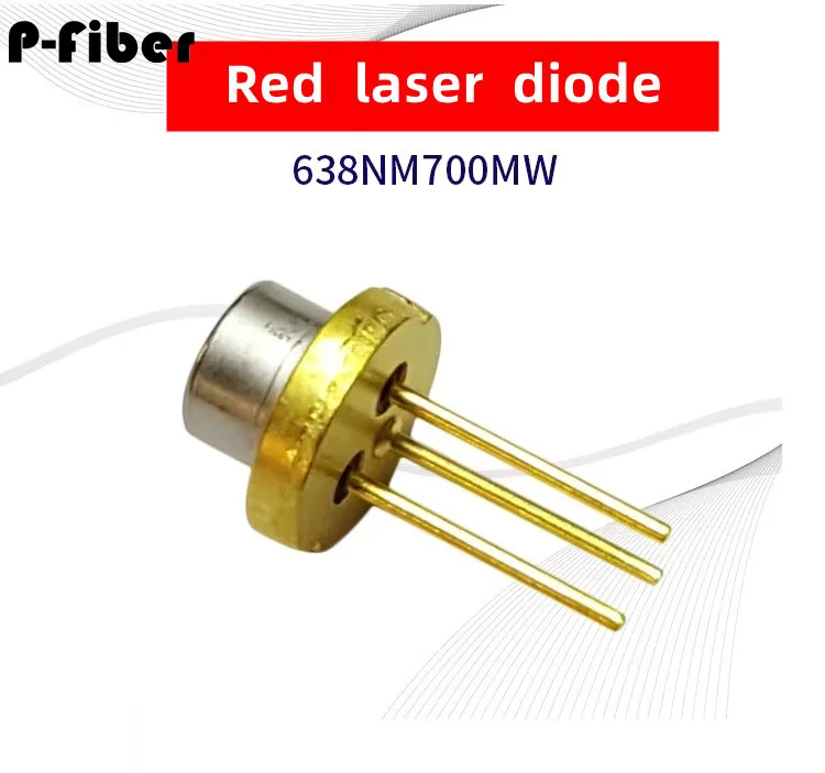 красный полупроводниковый лазерный диод 638 нм 700 МВт для мощного радиолюзионного