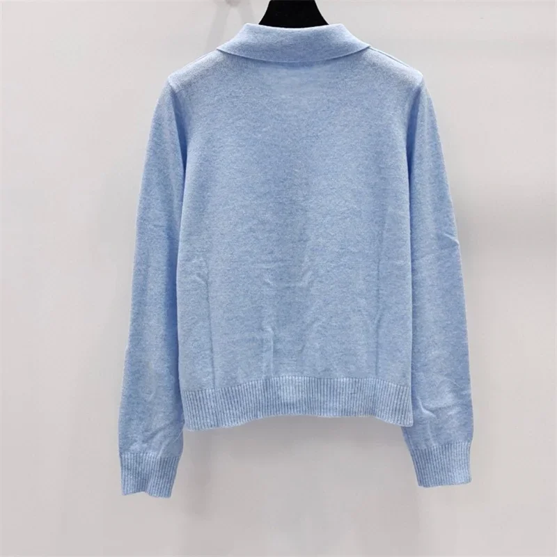 Женский хлопковый свитер оверсайз с вышивкой K956241