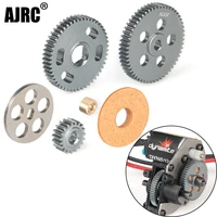ajrc aluminum transmission gear set upgrades parts accessories for rc crawler car axial scx24 deadbolt jlu c10 b 17