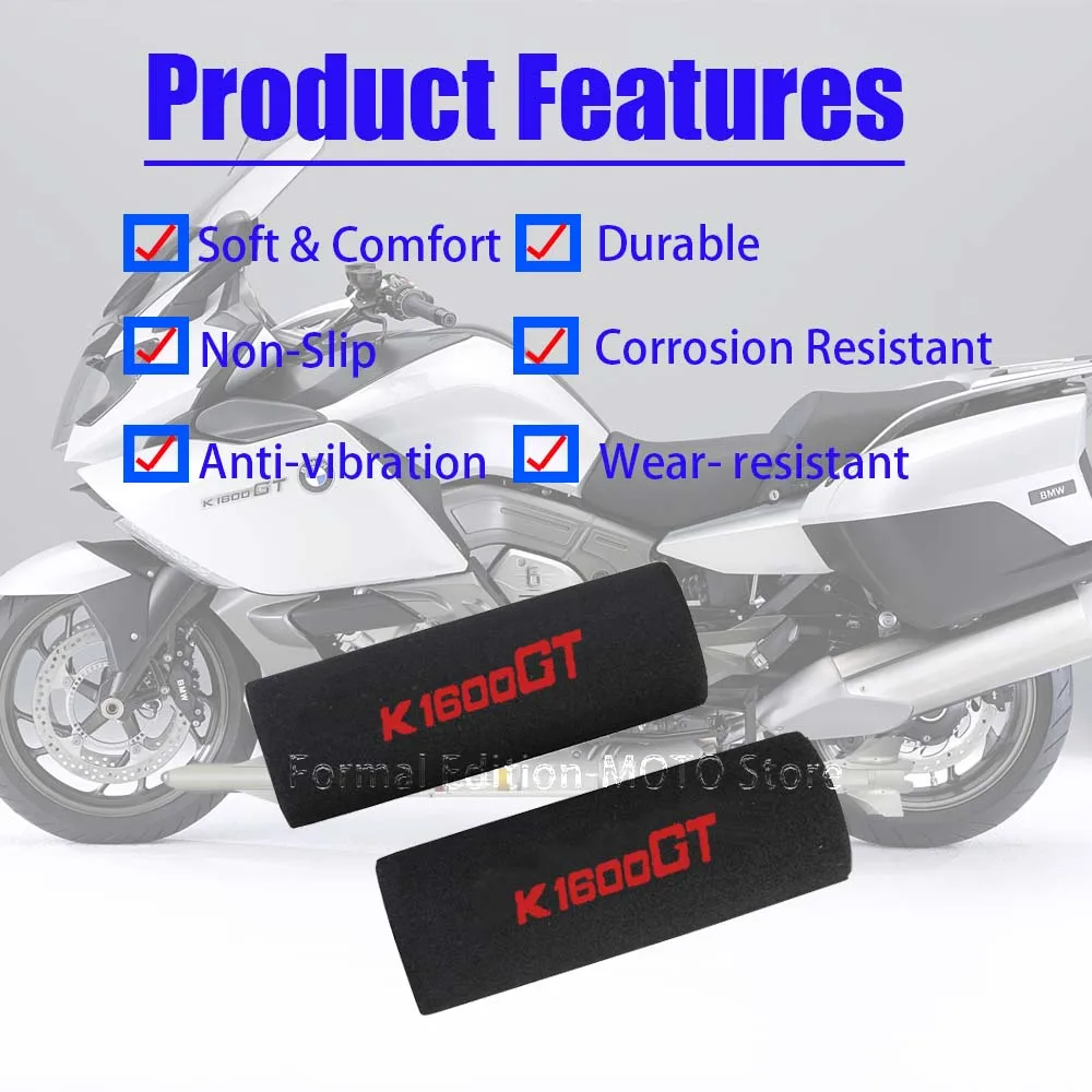 Для BMW K 1600GT мотоциклетная ручка 27 мм мягкая на ощупь губчатая для мотоцикла
