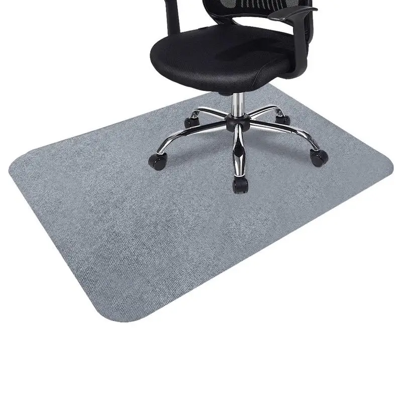 Mat For Hardwood Floor 47 In X 35 In Floor Protector Chair Mat Desk Mats For Wood Tile Laminate And Concrete Floors Black