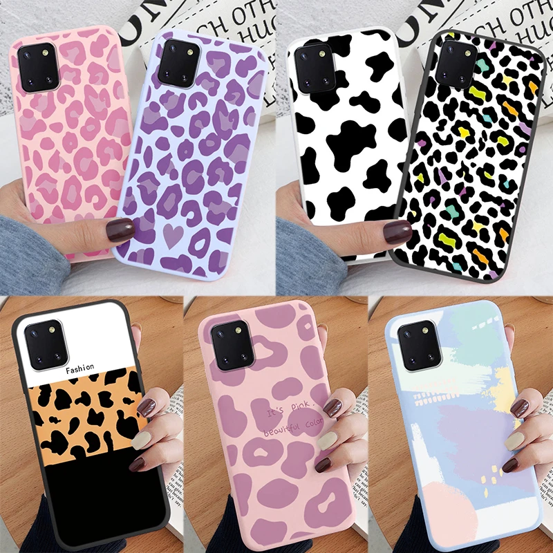 Чехол для Samsung Galaxy Note 10 Lite мягкий силиконовый чехол из ТПУ защитный Funda Capa Shell