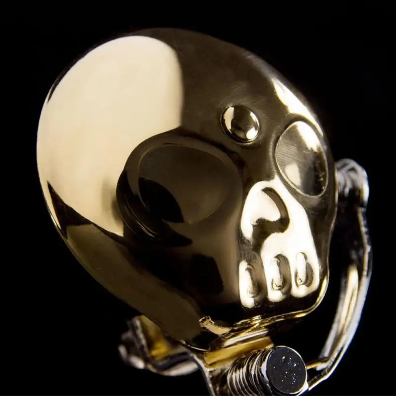 

Велосипедный колокольчик со скелетом, креативный автомобильный колокольчик, горный велосипед, медный колокольчик, дорожный велосипед, звонок, велосипед, Колокольчик для детей