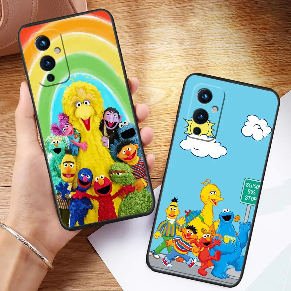 

Funda Oneplus 9 Case For Oneplus 9 8 8T 7 7T 6 6T 5 5T NORD N100 N10 2 CE 5G Pro Soft Phone Case Capa Para Anime Sesame Street