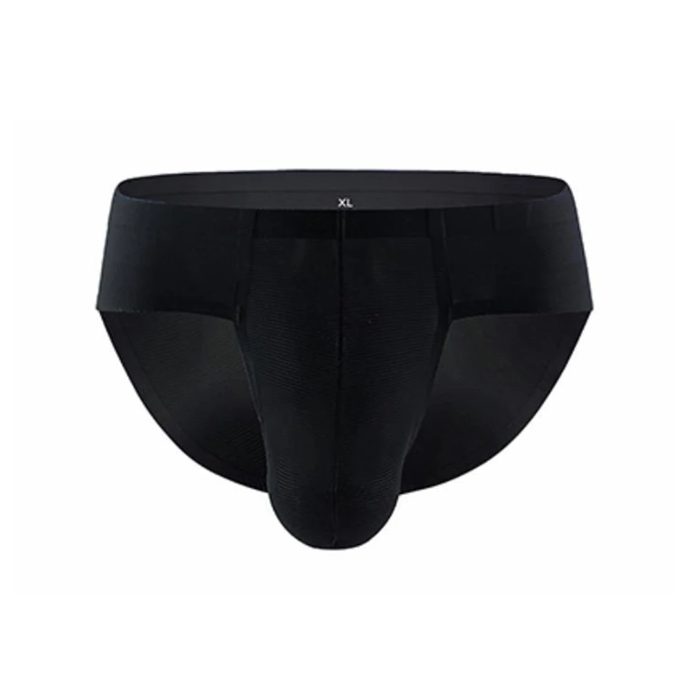 

Summer Seamless Low Waist Men Briefs Bulge Pouch Underpants Breathable Shorts Ultra Thin Panties Man See Through Underwear A50