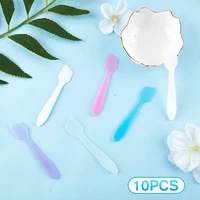 10 pcs mini cosmetic spatulas scoop face cream makeup mask mixed spoon beauty diy tools eye facial makeup applicator sticks