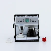 112 miniature%c2%a0coffee machine coffee pot cups%c2%a0set simulation drink model kitchen dollhouse accessories doll house decoration