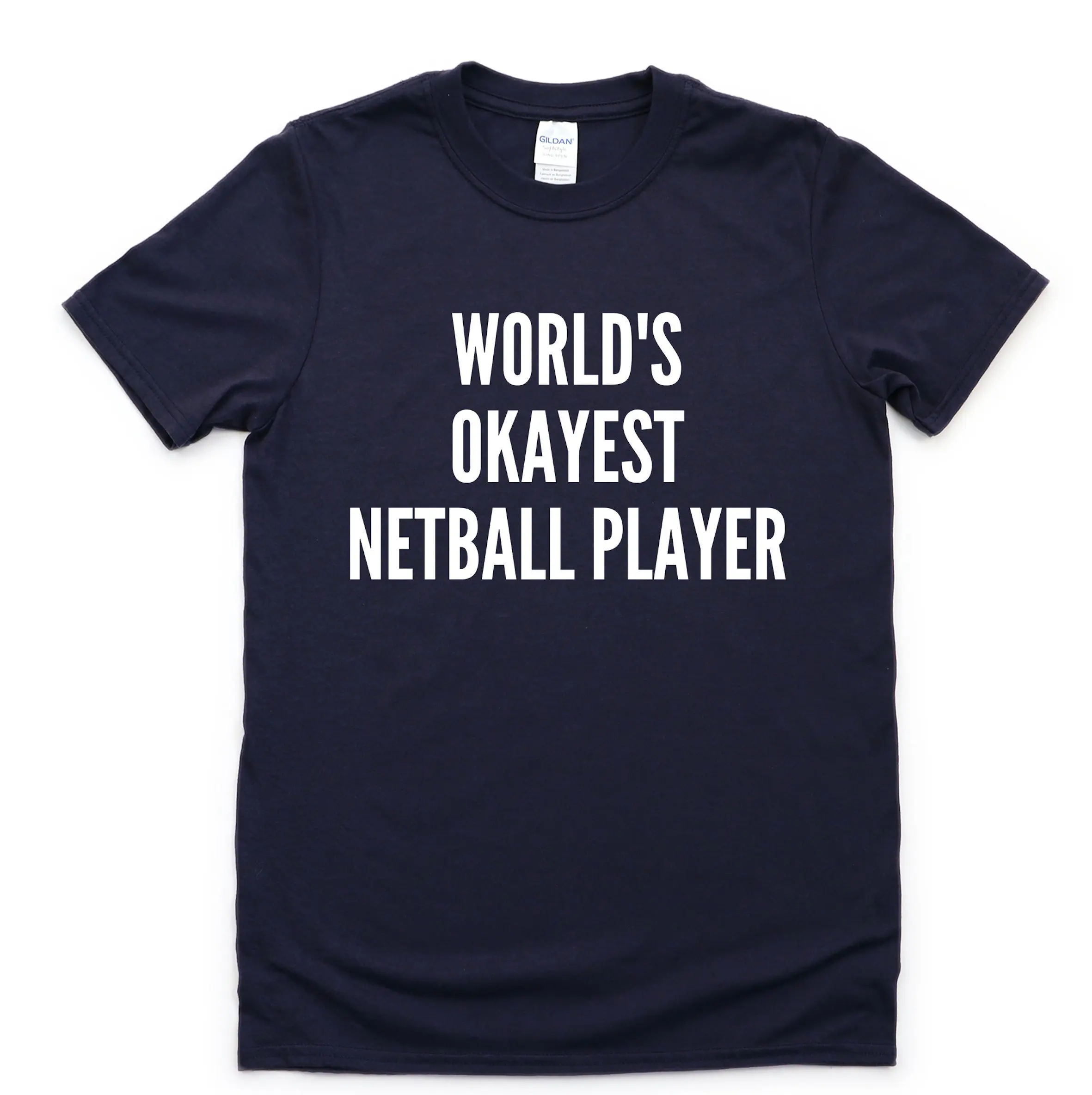 Футболка Netball World'S Okayest Player 4299