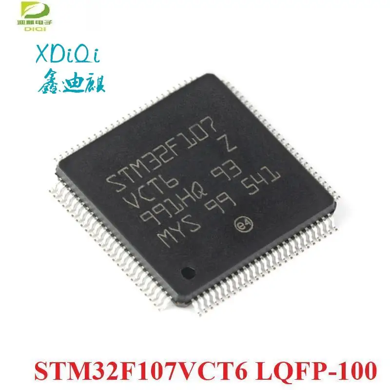 

STM32F107VCT6 LQFP-100 STM32 F107VCT6 STM32F107 LQFP100 Cortex-M3 32 Bit Microcontroller Chip MCU IC Controller New Original