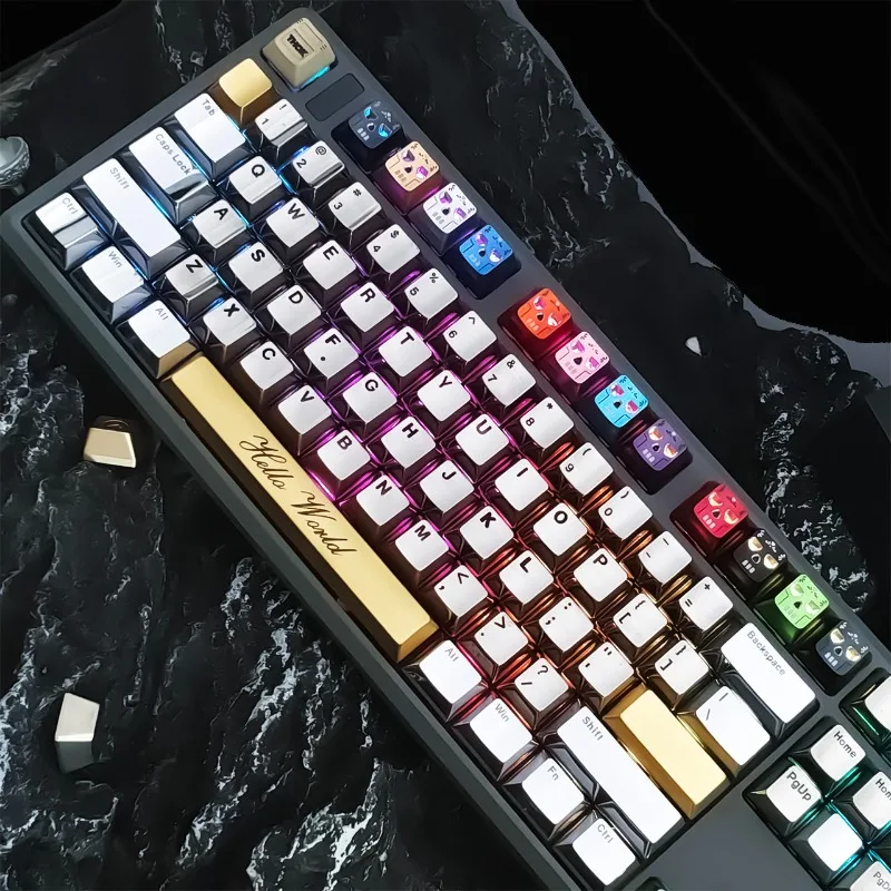 Фото Металлическая колпачка для клавиши GMK Mictlan Keycap Metal Love Skull ESC 1U, цветная, из алюминиевого сплава, с ЧПУ, красная, серебристая, черная, фиолетовая, аксессуар для клавиатуры Artisan №2