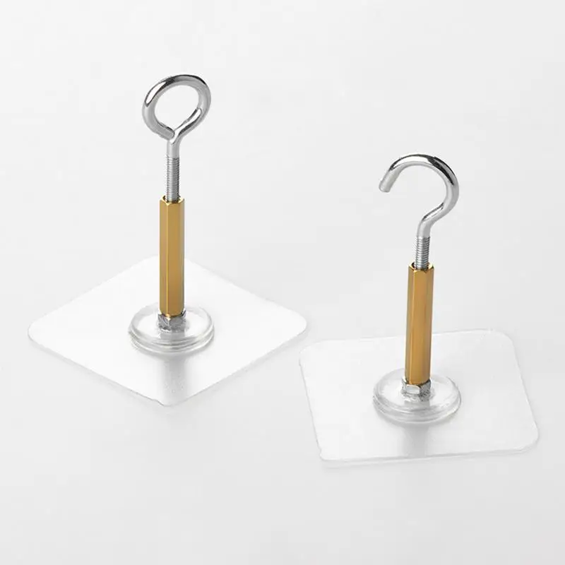 Липкие потолочные крючки 8 шт. для растений подвешивания маленьких вешалка с