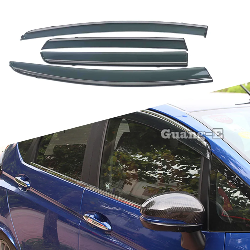 

Для Honda Fit Jazz 2014 2015 2016 2017 чехол для кузова автомобиля Стайлинг лампа пластиковое стекло ветрозащитный козырек защита от дождя/Солнца вентиляционное отверстие
