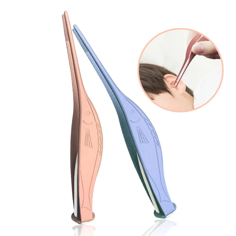 

Light ear tweezers children ear cleaner baby ear wax tweezers tool