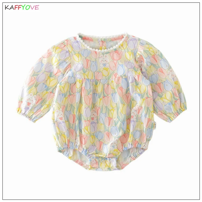 

Детское боди с длинным рукавом, на весну-лето