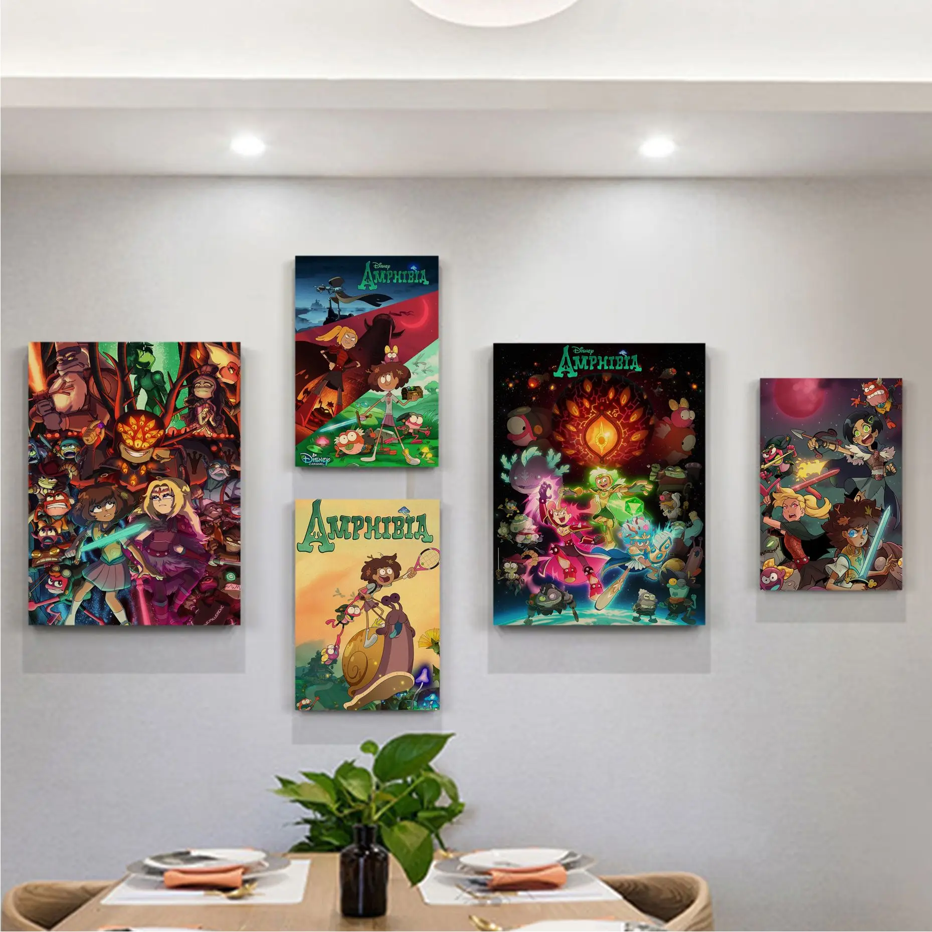 

Disney Amphibia Movie Anime Movie Posters Kraft Paper Vintage Poster Wall Art Painting Study Wall decor