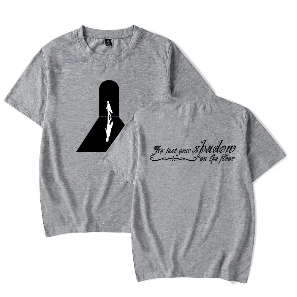 Футболка Livingston Shadow Lyric Merch для женщин и мужчин повседневные футболки с круглым