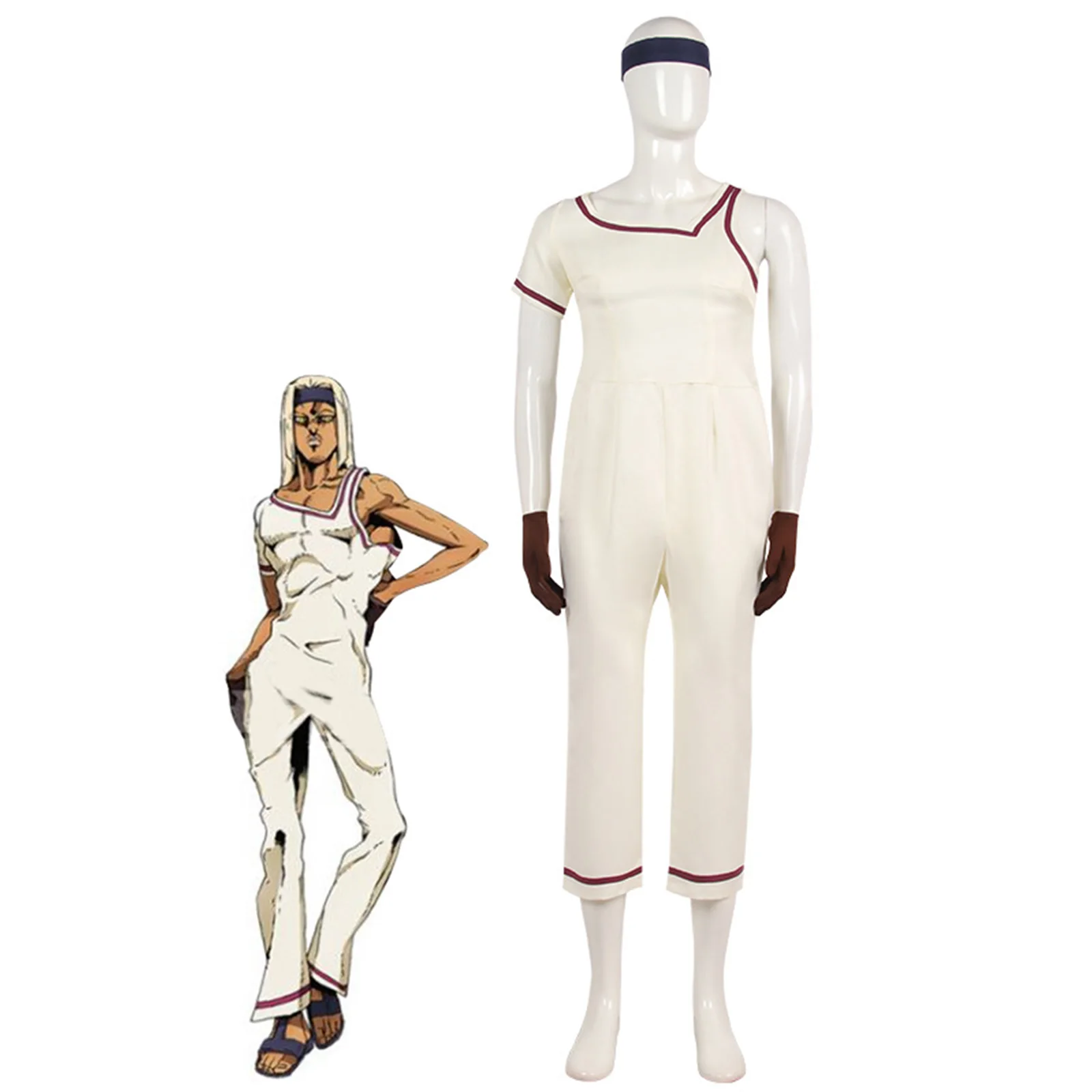 

JoJo 'S Bizarre Adventure Cosplay Talking Head Costume Uniform Outfit Halloween Christmas Carnival Party Men Suit