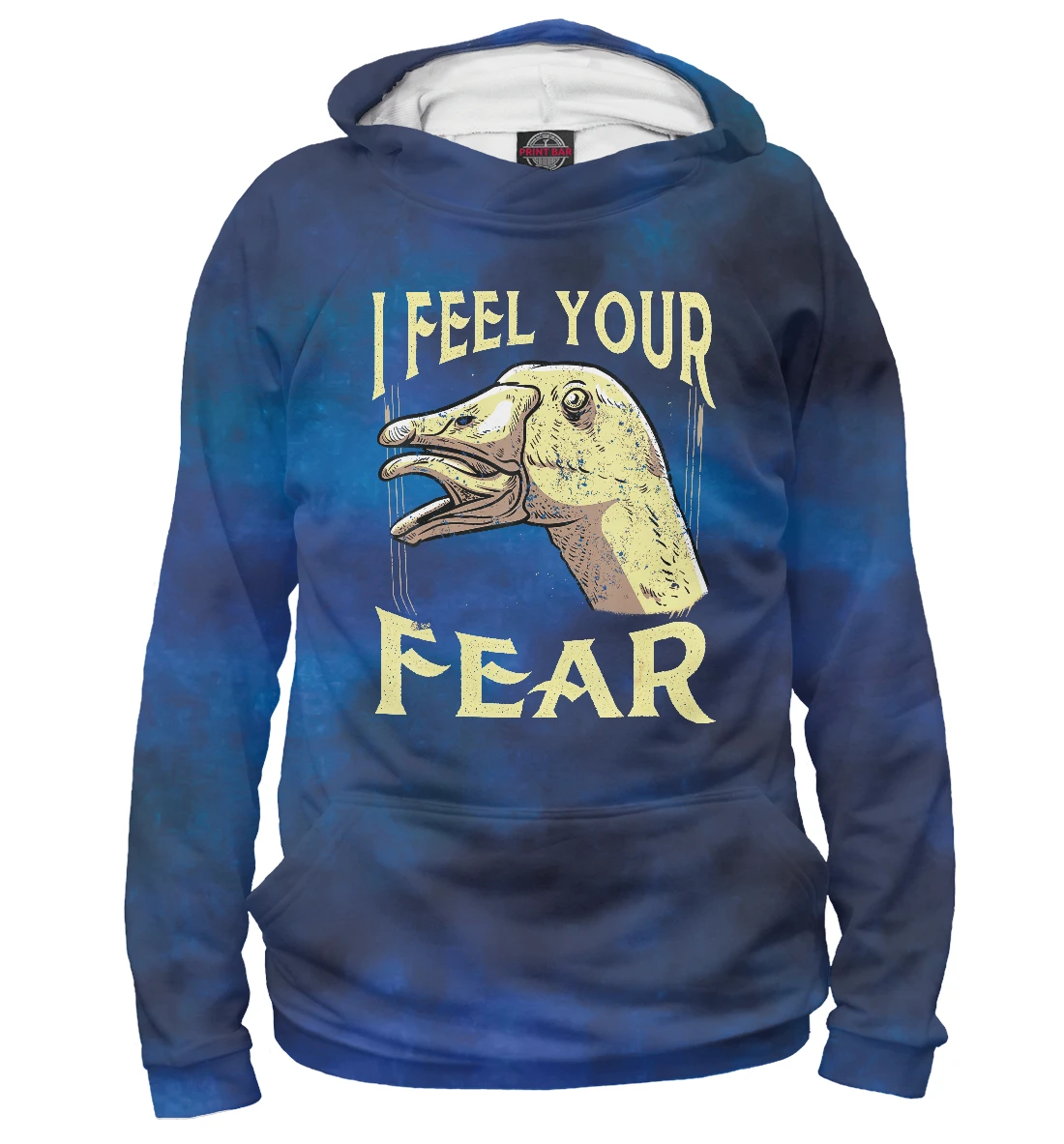 Худи толстовка I Feel Your Fear Goose Гуси |