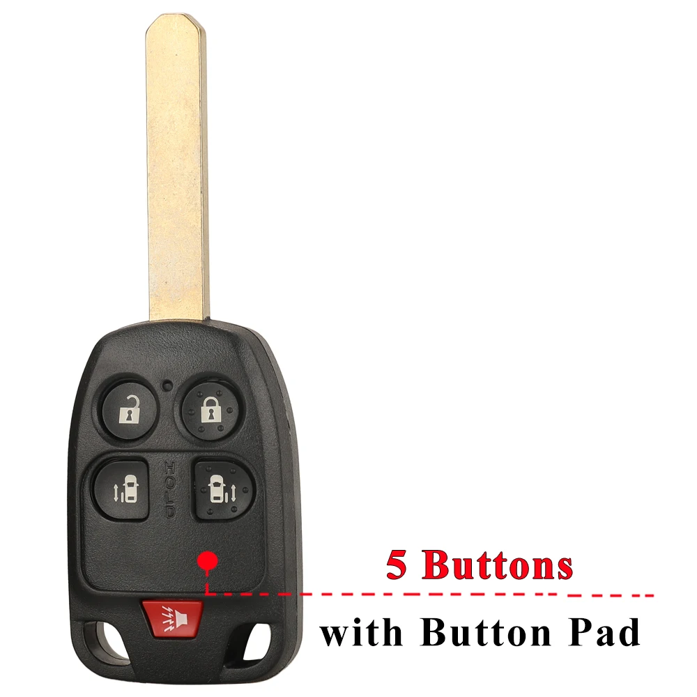 

Jinyuqin 5/6-кнопочный корпус дистанционного ключа подходит для HONDA Odyssey Elysion, чехол для дистанционного ключа, замена брелока