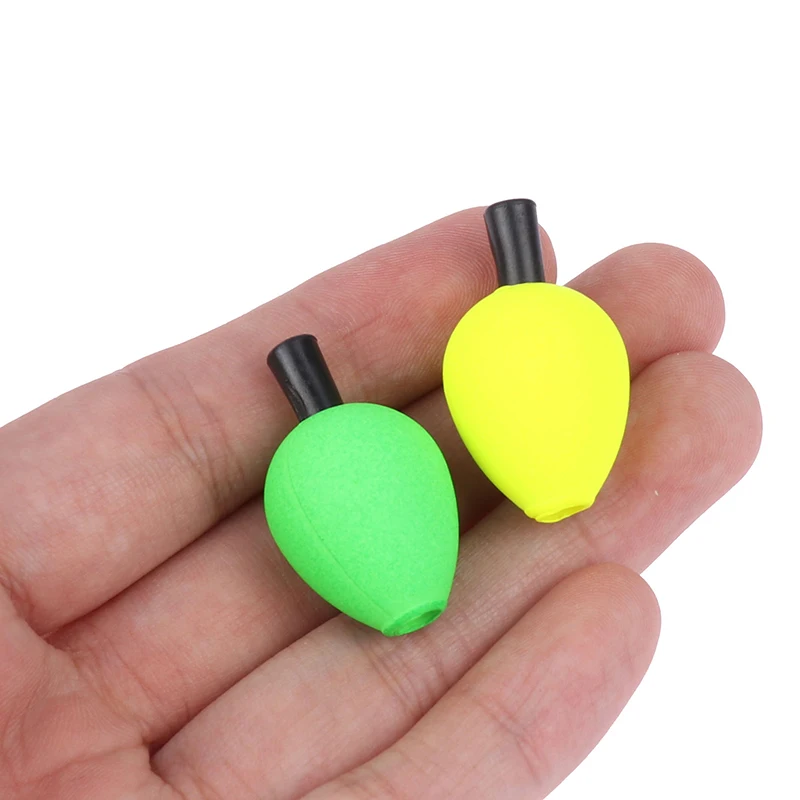 

10Pcs Foam Peg Floats Fishing Trout Floats Slip Bobber Fishing Cork with Pipe Plug Fly Fishing Indicator Fishing Supplies