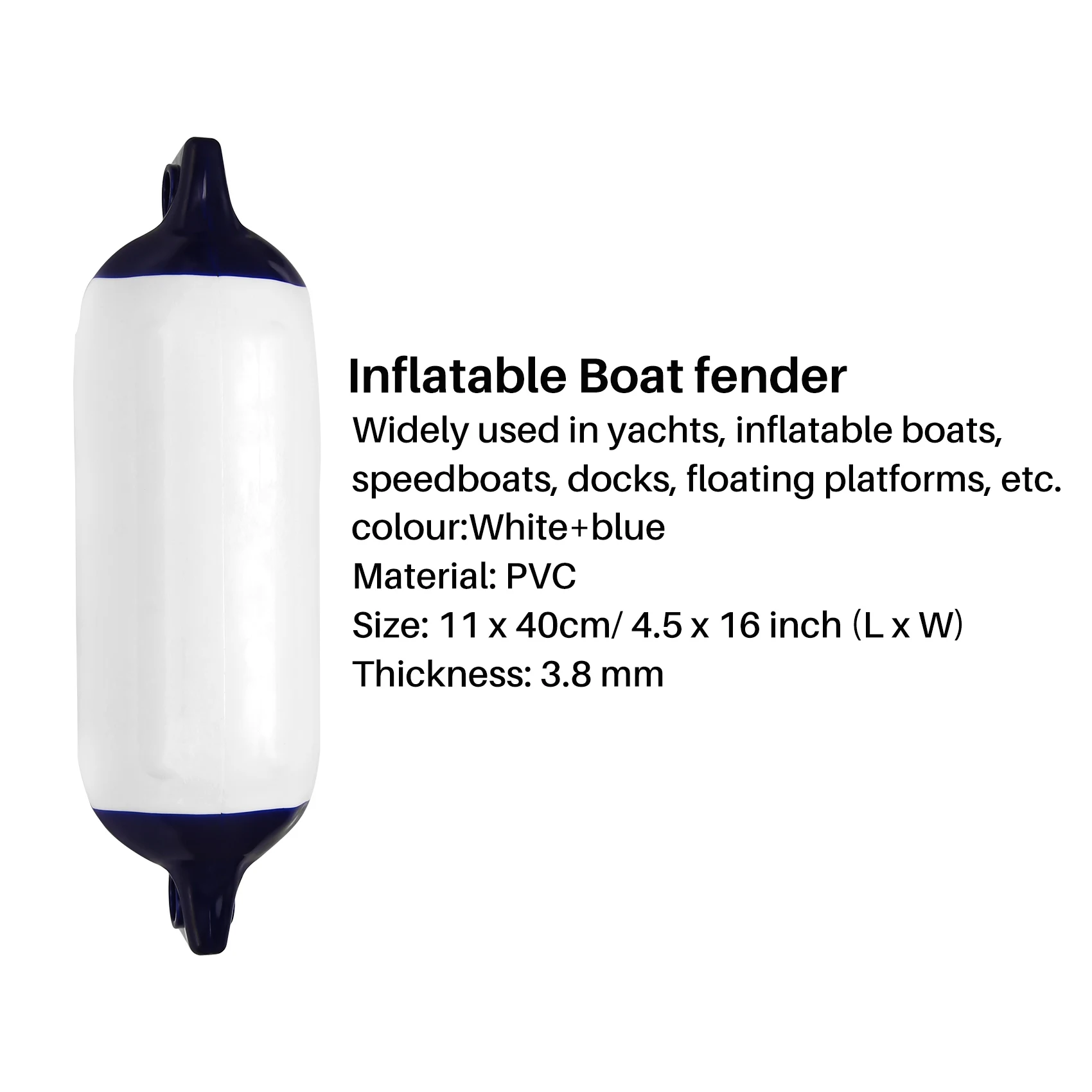 3 шт. надувные крылья для лодок ПВХ анкерные бамперы Парусников и т. Д. (4 5x16 дюймов)