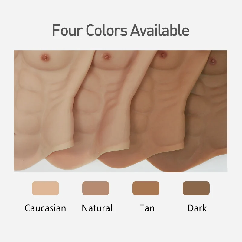 Men Silicone Muscle Suit with Arm Cosplay Costumes Strengthen Bodysuit Upgrade Fake Male Breast Form Artificial Disfraz