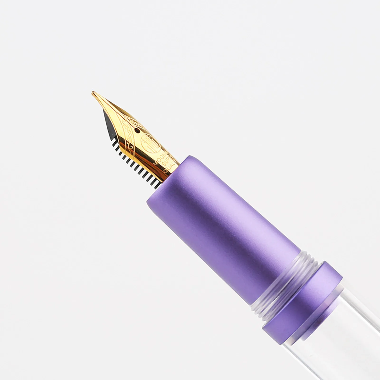 

Перьевая ручка Majohn M2 Plus, прозрачная каучуковая ручка с F наконечником, хранилище чернил, большая емкость, для письма, практики, офиса, студентов, с коробкой