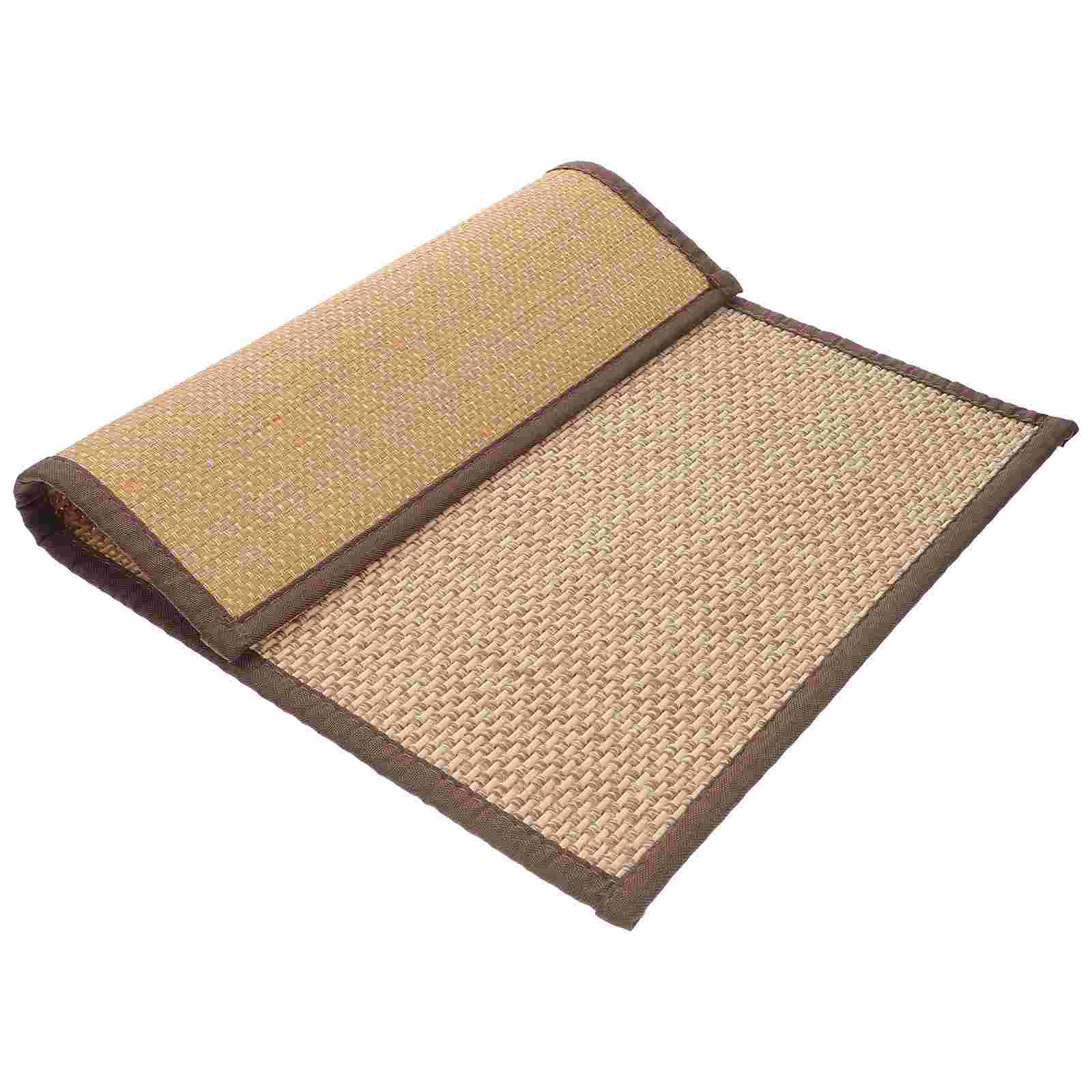 

Mat Floor Tatami Japanese Cushion Rug Woven Mattress Sleeping Pad Bamboo Meditation Pillow Home Sitting Futon Yoga Seat Mats