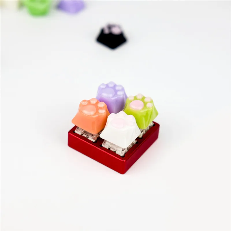 

Custom Gaming Cat Paw Resin Keycaps Machinery Keyboard Keycaps ESC Key For Cute Keyboard