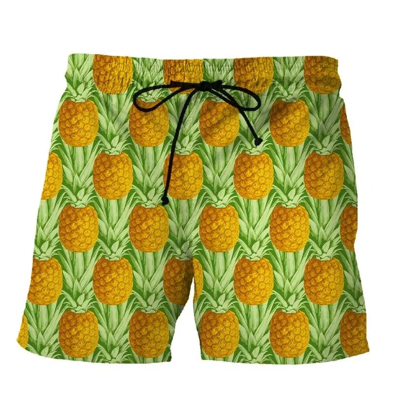 Модные короткие брюки в гавайском стиле мужские Повседневные крутые пляжные