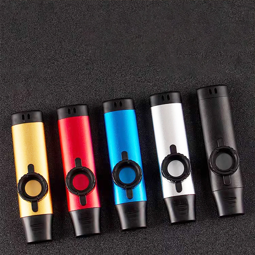 Набор Kazoo металлический инструмент красочный с 5 диафрагмами и 1 коробкой для