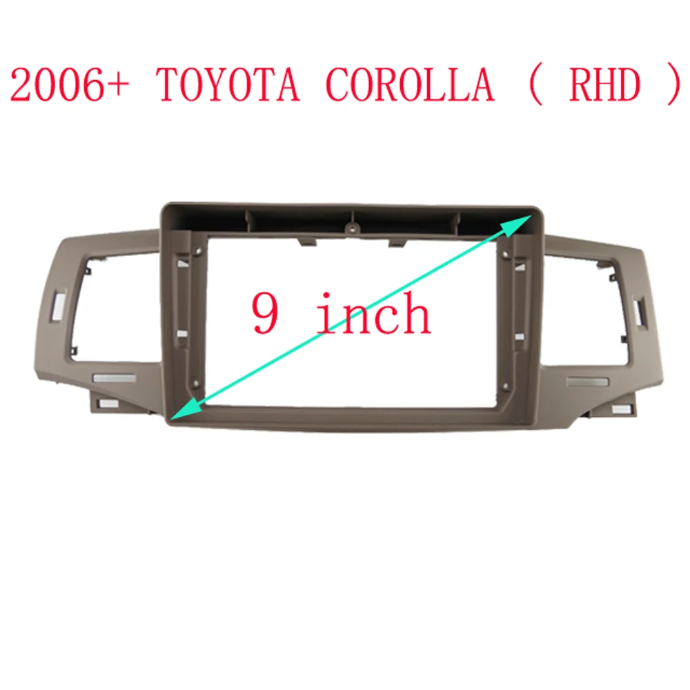 Автомагнитола для Toyota Corolla G Alitis 9 E120 2002- 2006(9 дюймов) облицовка автомобиля Android MP5
